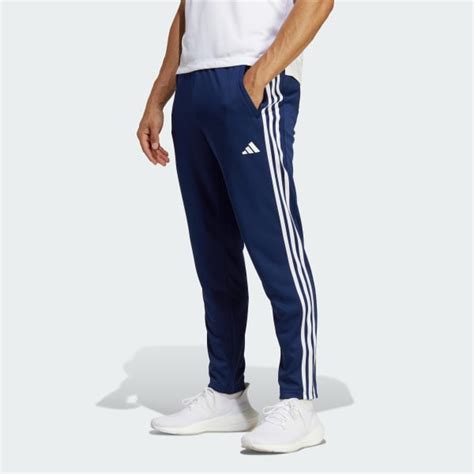 adidas essential 3-stripes trainingsbroek blauw|adidas essentials 3 stripe pants.